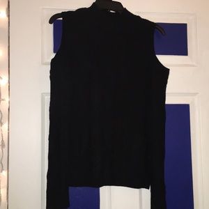 Cute black off the shoulder sweater